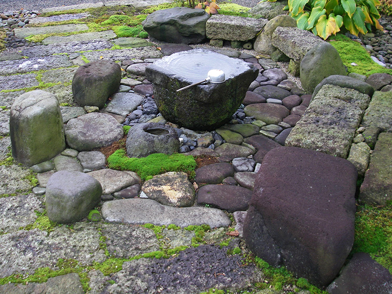 田舎暮らしの庭